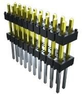 EW-07-09-L-D-215, Board to Board & Mezzanine Connectors Flexible Board Stacking Header with Fixed Tail Length, 0.100" Pitch EW-07-09-L-D-215, Board to Board & Mezzanine Connectors Flexible Board Stacking Header with Fixed Tail Length, 0.100" Pitch