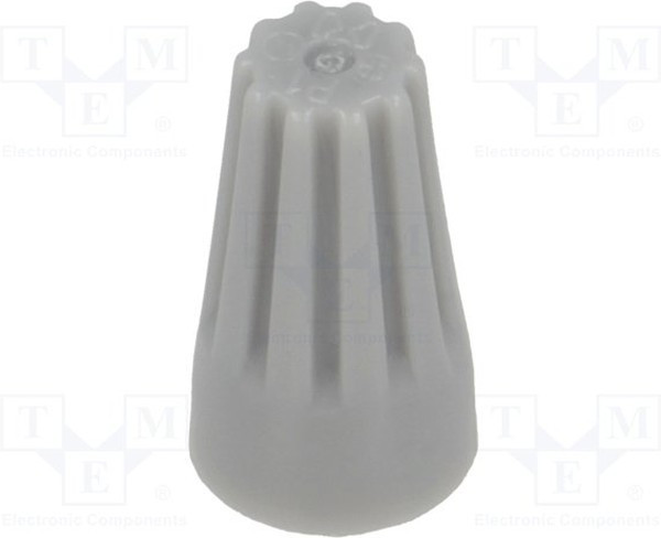 ST-130/G, Концевой, 22AWG-14AWG, скрученный, серый, макс.105°C ST-130/G, Концевой, 22AWG-14AWG, скрученный, серый, макс.105°C