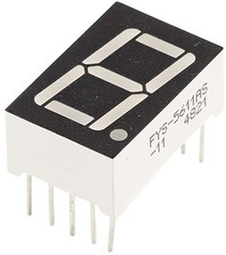 FYS-5611AS-11, 7-сегментный индикатор 14,2мм красный