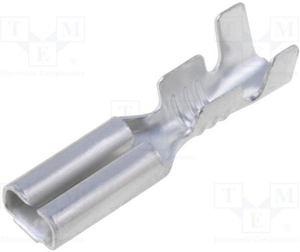 3766.67, Наконечник: плоская, 2,8мм, 0,5мм, "мама", 0,5-1мм2, обжим, прямой 3766.67, Наконечник: плоская, 2,8мм, 0,5мм, "мама", 0,5-1мм2, обжим, прямой