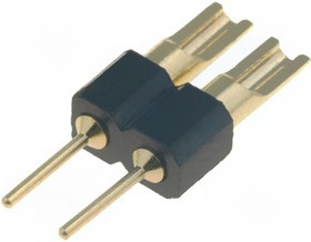 DS1004-02-1*23B, Вилка, IDC, PIN 2, прямой, 2,54мм, THT,пайка, 1x2, позолота DS1004-02-1*23B, Вилка, IDC, PIN 2, прямой, 2,54мм, THT,пайка, 1x2, позолота