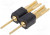 DS1004-02-1*23B, Вилка, IDC, PIN 2, прямой, 2,54мм, THT,пайка, 1x2, позолота