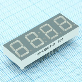 FYQ-5643DUHR-21, 14.2mm OA Красный 30-60mcd