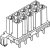 15-24-7160, Headers &amp; Wire Housings 4.20MM VERT RCPT HDR 16P 2R SNAP-IN PEGS