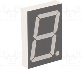 FYS-18011AUHR-21, Дисплей LED, 7-сегментный, 45мм, красный, 30-60мкд, катод, II.зн 1