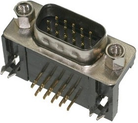 DHR-15MA, Разъём D-SUB , 15 контактов