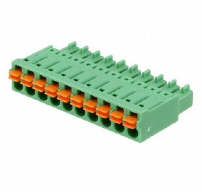 1748053, Pluggable Terminal Blocks 10 Pos 3.81mm pitch Plug 24-16AWG Spring