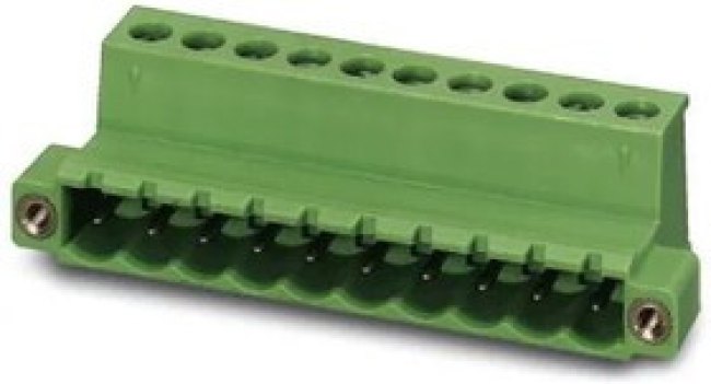 1825637, Pluggable Terminal Blocks 15 Pos 5.08mm Invert Plug 24-12AWG Screw