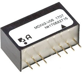 MDNi3-V05, DC-DC преобразователь 3Вт вход 24В выход 5В SIP8 22.3х9.8х11.5мм (VDN3V05I) MDNi3-V05, DC-DC преобразователь 3Вт вход 24В выход 5В SIP8 22.3х9.8х11.5мм (VDN3V05I)