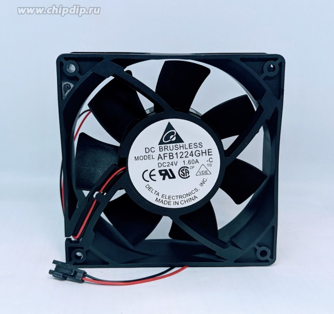 Вентилятор Delta Electronics AFB1224GHE DC 24v 1.6A 2pin 120x38