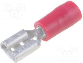 TMDV480509-F, Наконечник: плоский, 4,8мм, 0,5мм, "мама", 0,75-1,25мм2, обжим