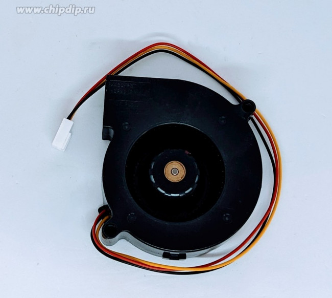 9BD12SC6-1, Вентилятор: DC; blower; 12ВDC; O76x20мм; 17,4куб.м/ч; 43дБА; шариковый