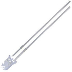 NTE30140, LED; 3mm; red; 500?800mcd; 30°; Front: convex; 2?2.2V; Pitch: 2.54mm