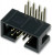 T821-1-40-R1, Гнездо, IDC, "папа", PIN: 40, угловой 90°, THT, позолота, 2,54мм