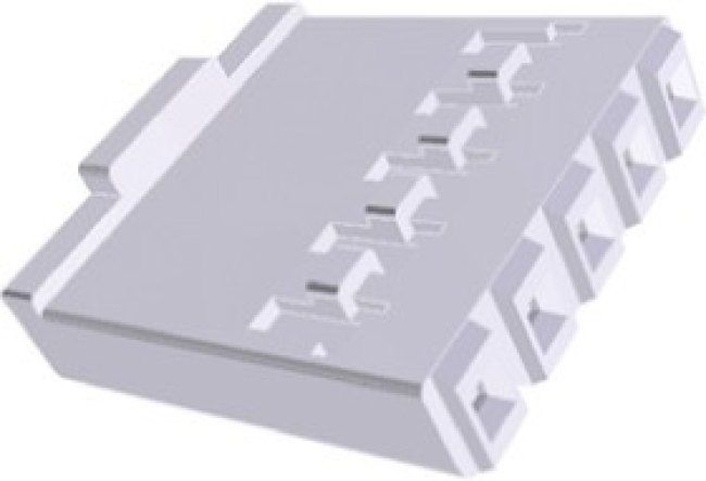 928205-5, AMP-QUICK Connector Housing, 2.54mm Pitch, 5 Way, 1 Row
