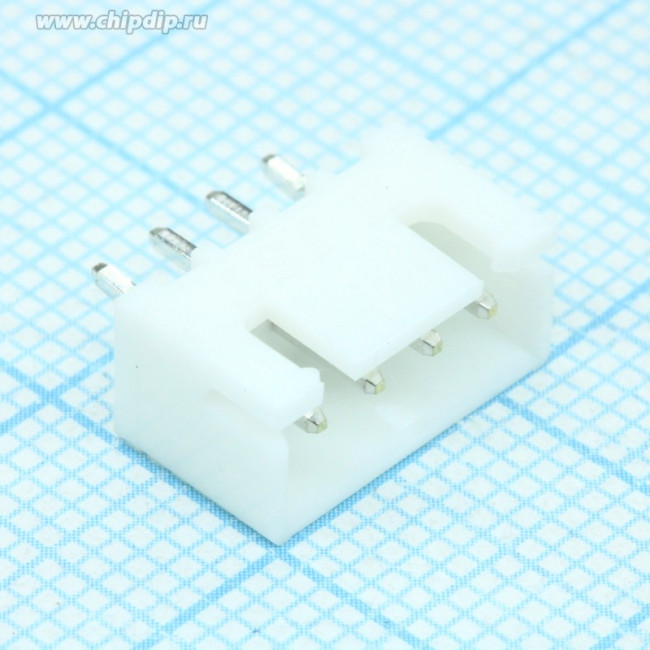 B4B-XH-A, Вилка прямая на плату 2.5мм