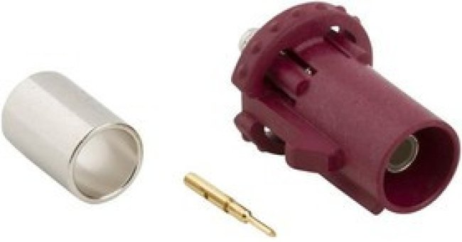 2FA1-NZSP-C01-1, RF Connectors / Coaxial Connectors PLUG RG-174,188,316 FAKRA