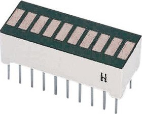 B1001SURWB/S530-A3, LED bar display Red Number of Segments 10