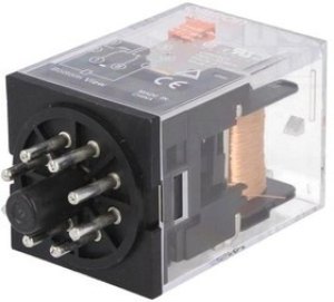 MKS2P-24DC, Реле: электромагнитное, DPDT, Uобмотки: 24ВDC, 10A/250ВAC, 10А MKS2P-24DC, Реле: электромагнитное, DPDT, Uобмотки: 24ВDC, 10A/250ВAC, 10А