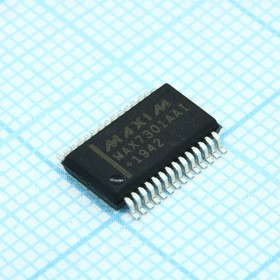 MAX7301AAI+T, Расширитель шины SPI 20B 28SSOP