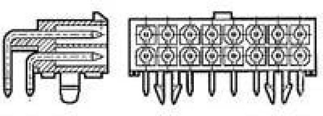 1-794106-0, Pin &amp; Socket Connectors HEADER 20 POS R/A TIN DUAL ROW