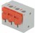 AC142R-03P-5.08-GRAY, Зажимная рейка для печатных плат, угловой 90°, 5,08мм, на PCB