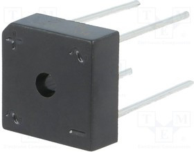 GBPC1004-DC, Диодный мост: однофазный, Urmax: 400В, If: 10А, Ifsm: 175А, ТНТ