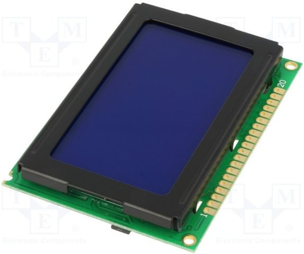 DEM 128064BSBH-PW-N, Дисплей: LCD, графический, 128x64, STN Negative, 75x52,7x9,6мм