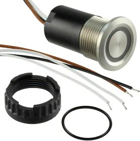 3-110-090, Pushbutton Switches CPS16 Switch LA NO 100mA RI 0GN S0 NC B