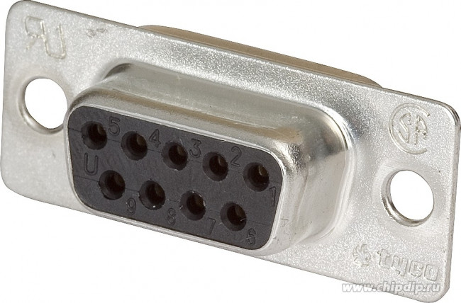 5-747905-2, D-Sub Standard Connectors 9P SOCKET ZINC 5-747905-2, D-Sub Standard Connectors 9P SOCKET ZINC