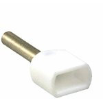 966144-1 (DTE00508), Наконечник 2 х 0.5мм² белый