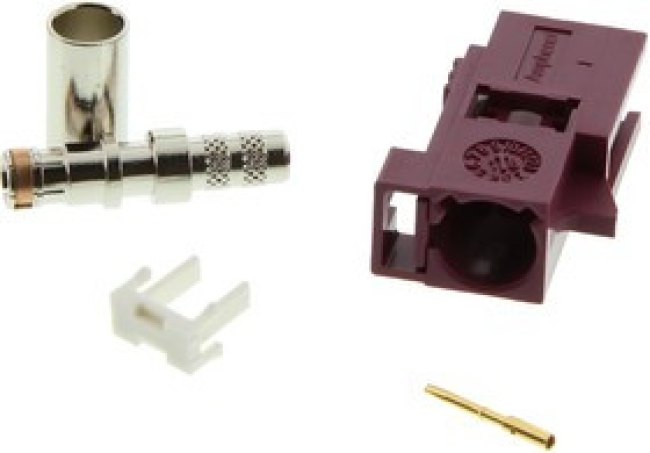 FA1-NDSJ-C04-6, RF COAXIAL, FAKRA JACK, 50 OHM, CABLE