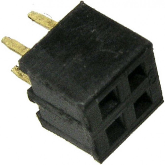 PBD2-4 (PBD2-2X2) 2.00 MM, Гнездо для плат 2.00 мм PBD2-4 (PBD2-2x2) 2.00 мм, 4 контакта