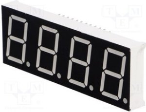 LFD080AUE-103A, Дисплей: LED, 7-сегментный, 20,32мм, 0,8", II.зн: 4, красный, 11мкд LFD080AUE-103A, Дисплей: LED, 7-сегментный, 20,32мм, 0,8", II.зн: 4, красный, 11мкд