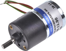 L149-12-90, Brushed Geared DC Geared Motor, 12 V dc, 8 Ncm, 18 rpm, 4mm Shaft Diameter