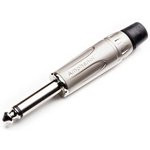 ACPM-KN, Телефонный аудио разъем, Mono, 2 контакт(-ов), Штекер, 6.35 мм, Монтаж на Кабель