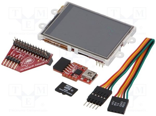 SK-24PTU-PI, Ср-во разработки: с дисплеем, TFT, 2,4", 240x320, uC: PICASO