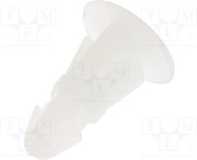 DR8G820V40578, Втулка дистанцирующая, полиамид, Дл 6мм, защелка / защелка