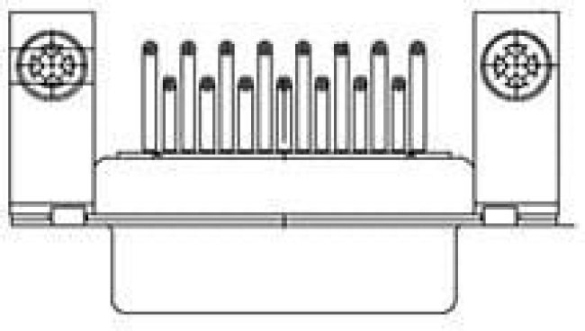 173109-0169, D-Sub Standard Connectors FCT DSUB RA PC PLG 37 PN W/CLINCH
