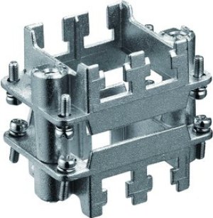 T2070164201-000, Аксессуар разъема, Fixing Frame, AMP Size H16B 4 Module Receptacle Heavy Duty Connectors
