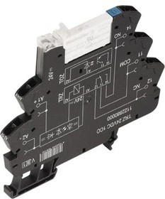 1122860000, Relay Module TERMSERIES 1CO DC 5V 6A Tension Clamp Terminal