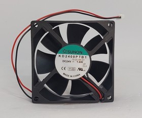Вентилятор Sunon KD2408PTB1 DC 24v 1.6W 2pin 80x25