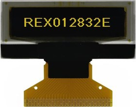REX012832EYAP3N00000, Дисплей: OLED, графический, 1,04", 128x32, Разм: 33,4x14,5x1,65мм REX012832EYAP3N00000, Дисплей: OLED, графический, 1,04", 128x32, Разм: 33,4x14,5x1,65мм