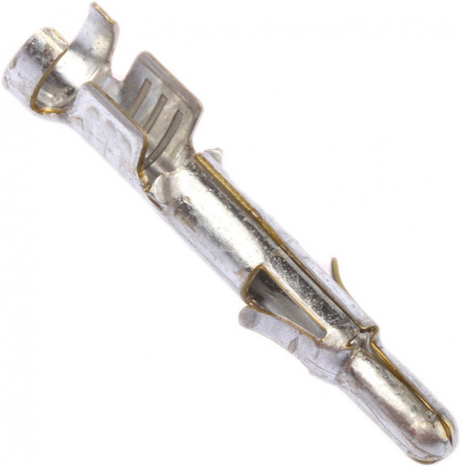 926894-1, Контакт-штекер 3.3мм для разъема Universal MATE-N-LOK, провод 0.5-2.1мм² (Brass)