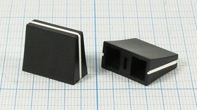 Ручка движковая, диаметр регулятора 4x1,2мм, пластик, черный, CPSL-TR1-6; №9932 ручка 4x1,2\19x9x16\пл\ чер\\CPSL-TR1-6