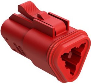 AT06-3S-RED, AUTOMOTIVE HOUSING, PLUG, 3POS, 13A, RED AT06-3S-RED, AUTOMOTIVE HOUSING, PLUG, 3POS, 13A, RED