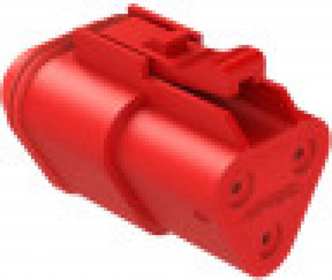AT06-3S-RED, AUTOMOTIVE HOUSING, PLUG, 3POS, 13A, RED