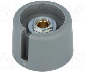 A3023048, Ручка, с указателем, полиамид, dоси: 4мм, d23x16мм, серый