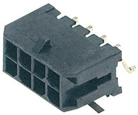 43045-1409, Pin Header, Power, 3 мм, 2 ряд(-ов), 14 контакт(-ов), Surface Mount Right Angle