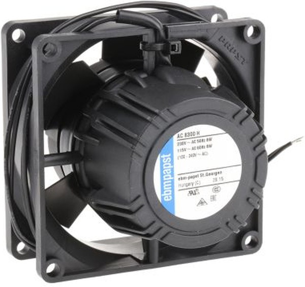 AC8300H, AC 8300 Series Axial Fan, 85 265 V ac, AC Operation, 80m³/h, 8.3W, 80 x 80 x 32mm AC8300H, AC 8300 Series Axial Fan, 85 265 V ac, AC Operation, 80m³/h, 8.3W, 80 x 80 x 32mm